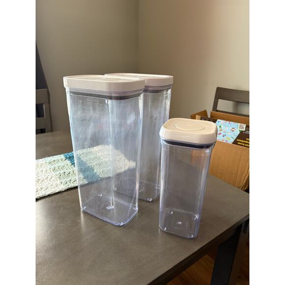 OXO pop containers (three total) - Picture 3 of 4